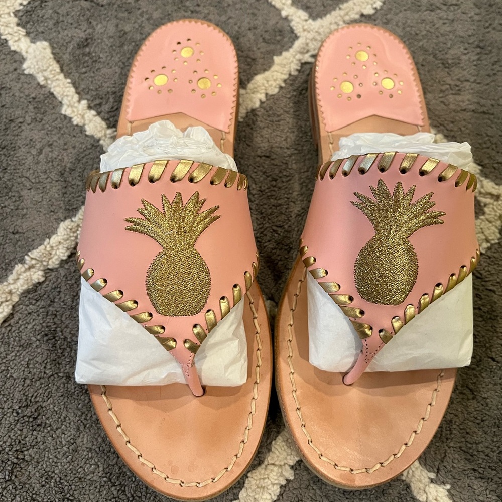 EUC Pineapple Jack Roger Sandals